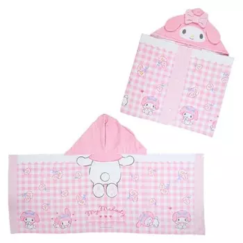 Sanrio (САНРИО) Полотенце с капюшоном Sanrio My Melody My Melody 75 x 120 x 1 см Персонаж SANRIO 052621