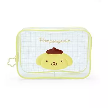 Sanrio Sanrio Pompompurin Прозрачный мешочек Виниловый мешочек Пудинг POMPOMPURIN 14 x 21 x 6 см Персонаж SANRIO 004081 (САНРИО)