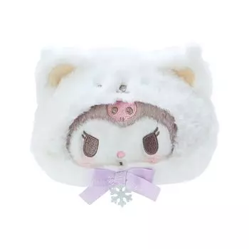 Sanrio Sanrio Pouch Kuromi Kuromi пушистый снежный дизайн серии Персонаж 15 x 6 x 11 см 656275 SANRIO Куроми-тян белый