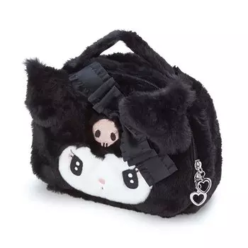 Sanrio Sanrio Pouch Kuromi Kuromi Secret Meroku Series Персонаж 23 x 8 x 16 см 588822 SANRIO (САНРИО) Куроми-тян в форме лица