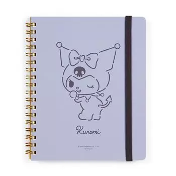 Sanrio Sanrio Ring Note Kuromi Kuromi Calm Color Stationery Series Персонаж 14 xx 503100 SANRIO (САНРИО) Куроми-тян 1.5 18.2см