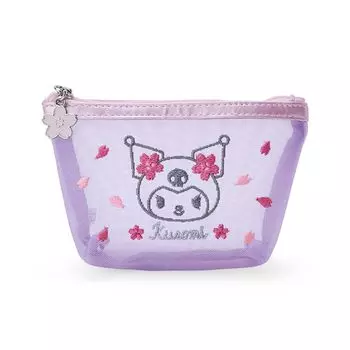 Sanrio Sanrio Sakura Design Series Mesh Pouch Kuromi Kuromi Character 961540 SANRIO (САНРИО) Куроми-тян 9155см
