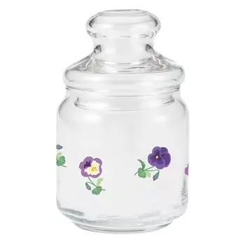 Sanrio SANRIO SAN4218-4 Chromi Glass Canister, Storage Container, Approx. 16.9 fl oz (500 ml), Miscellaneous Goods, Sanrio Goods, Gift, Present, Made