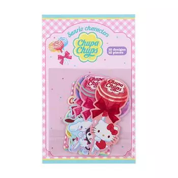 Sanrio (САНРИО) Sanrio Design Seal Chupa Chups Collaboration Vol. 2 персонажа Sanrio 12,5 x 8,5 x 0,5 см Персонаж 765261 SANRIO