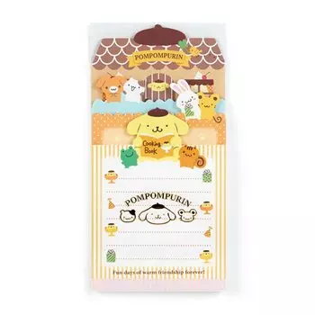 Sanrio (САНРИО) Sanrio Friend Memo Pompompurin Purin POMPOMPURIN Разнообразие канцелярских товаров Memo Character 8 x 1,3 x 16 см 469378 SANRIO