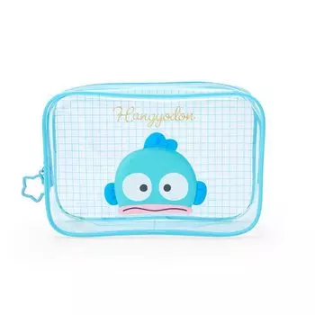 Sanrio (САНРИО) Sanrio Hangyodon прозрачный виниловый мешочек Half Fish HANGYODON 14 x 21 x 6 см Персонаж SANRIO 004286