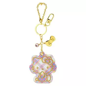 Sanrio (SANRIO) Sanrio Hello Kitty Dress Tartan Design Series Bag Charm Hello Kitty 8.1 x 7.2 x 1.6 cm Character 371335 SANRIO