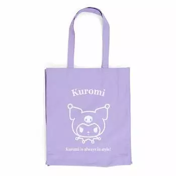 Sanrio (SANRIO) Sanrio Kuromi Cotton Tote Bag Handbag Kuromi-chan Kuromi 40E6E0cm Character SANRIO 102032