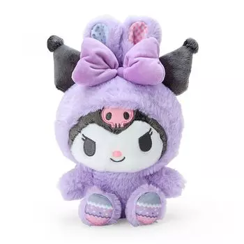 Sanrio (САНРИО) Sanrio Kuromi Мягкая пасхальная игрушка кролик Куроми-тян Куроми 27 x 23,5 x 14 см Персонаж SANRIO 026468