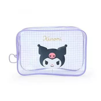Sanrio (САНРИО) Sanrio Kuromi Прозрачный виниловый мешочек Куроми-тян Куроми 14216 см Персонаж SANRIO 004111