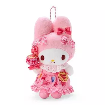 Sanrio (САНРИО) Sanrio Mascot Holder Chupa Chups Collaboration Vol. 2 Моя мелодия Моя мелодия Моя мелодия 15,5 x 10 x 9 см Персонаж 043401 SANRIO