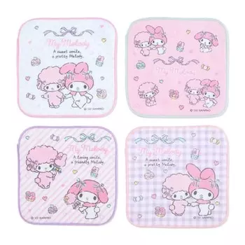 Sanrio (САНРИО) Sanrio Petit Towel Set of 4 My Melody My Melody My Melody Wash Towel Character 16 x 0,2 x 16 см 631191 SANRIO