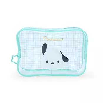 Sanrio (САНРИО) Sanrio Pochacco Прозрачный виниловый мешочек Pochacco 14216 см Персонаж SANRIO 004219
