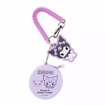 Sanrio (САНРИО) Sanrio силиконовый мини-чехол-подвеска-брелок Kuromi Kuromi Kuromi 6,5 x 6,5 x 3 см Персонаж 209007 SANRIO
