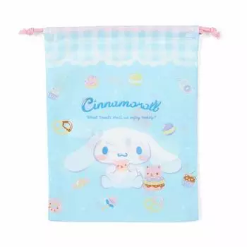 Sanrio (САНРИО) Сумка-мешок Cinnamoroll Drawstring M (оранжевый) 734012