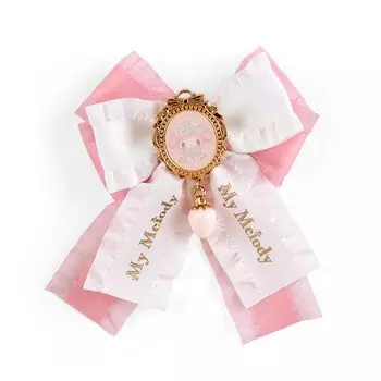 Sanrio Sanrio Заколка для волос My Melody My Melody My Melody 13 x 11 x 2 см My Melody Белый клубничный чай с рисунком из серии «Время для дизайна» 673943 SANRIO