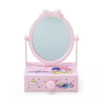 Sanrio Sanrio Зеркальная подставка Little Twin Stars Kikirara LITTLE TWIN STARS 14 x 10 x 6 см Модные товары Sanrio Forever Персонаж 114278 SANRIO