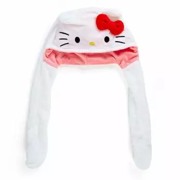 Sanrio Шапка Hello Kitty с подвижными ушками, подходит для окружности головы 56-60 см 863301