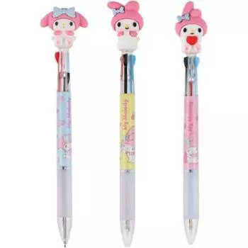 Sanrio Шариковая ручка в виде фигурки, набор из 3 предметов My Melody, случайная доставка, 1 набор, популярный персонаж в Корее