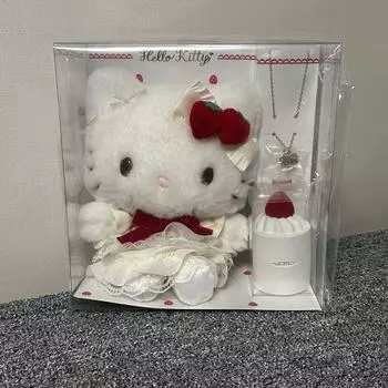 Sanrio Shortcake Hello Kitty Necklace+doll Set