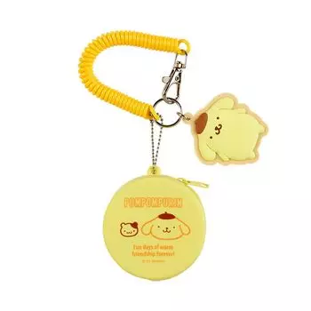 Sanrio Silicone Mini Case Charm Pompompurin Keychain Pudding POMPOMPURIN 6.5 x 6.5 x 3cm Character 240052
