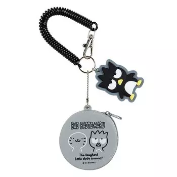 Sanrio силиконовый мини-чехол Charm Bad Keychain BAD Character 240508 Badtz-Maru Badtz-Maru BADTZ-MARU 6,56,53 см