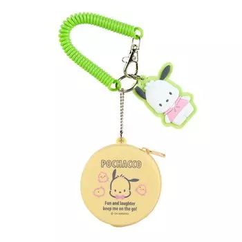 Sanrio силиконовый мини-чехол Charm Pochacco брелок Pochacco xx 3 см персонаж 240087 6.5 6.5