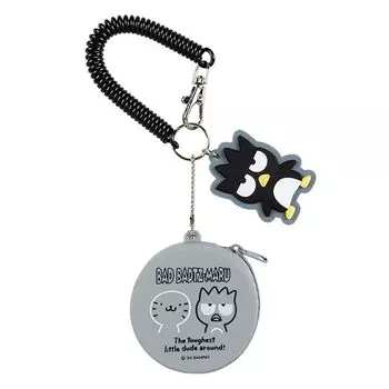 Sanrio силиконовый мини-чехол с подвеской Bad Badtz Maru брелок Batsumaru Badtz Maru BAD BADTZ-MARU 6,56,53 см персонаж 240508