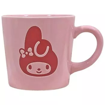 Sanrio Size Microwave and Dishwasher Character Made in 308122 My Melody Mug, M, Approx. 260ml, Safe, Water-Repellent, Pink, Goods, Japan,