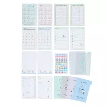 Sanrio Snoopy System Notebook Refill Set 2024 704385