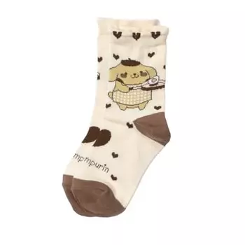sanrio socks 4264425 girls cream