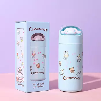 Sanrio Стаканчик космическая капсула фигурка бутылка для воды бутылка для воды термоизоляция нержавеющая сталь корица ролл Kuromi