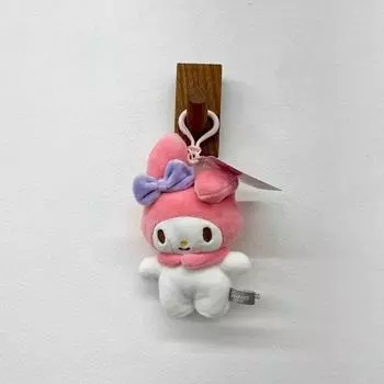 Sanrio Стоячая сумка 13 см кольцо брелок милый аксессуар кукла детский подарок на день рождения, популярный персонаж в Корее