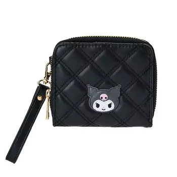 Sanrio стеганый двойной кошелек Kuromi Wallet 326712