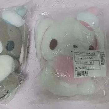 Sanrio Sugar Bunnies Heisei Shirousa Kurousa Doll Наклейка Товары Продажа