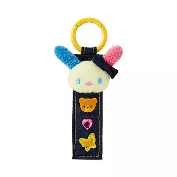 Sanrio Tag Key Chain Usahana 183083 (Denim Patch)