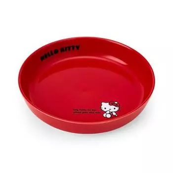 SANRIO Тарелка 21 см Hello Kitty Керамическая тарелка для карри, пасты и мытья в микроволновке, подходит для посудомоечной машины и сушилки 185914