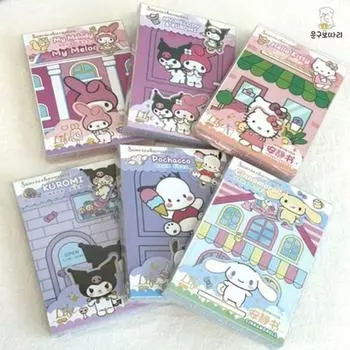 Sanrio Тихая книга Тихая книга Подарок на день рождения своими руками Кукольная игра, популярный персонаж в Корее
