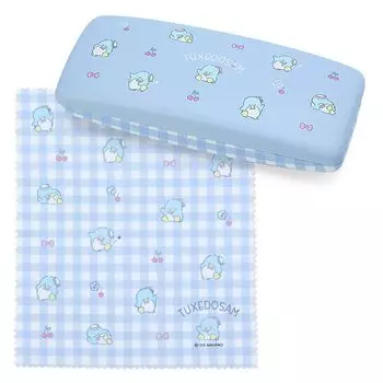 Sanrio Tuxedo Sam Glasses Case x x 823139 15.5 6.7 3.5cm PU/Polyester