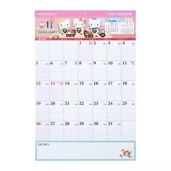 Sanrio Writing Calendar 2025 Hello Kitty Wall Hanging 454192