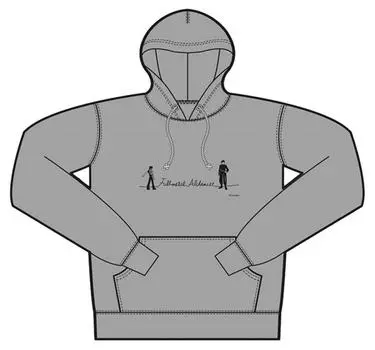 Sanrio x Fullmetal Alchemist Ed Mustang Hoodie Gray S size & серый