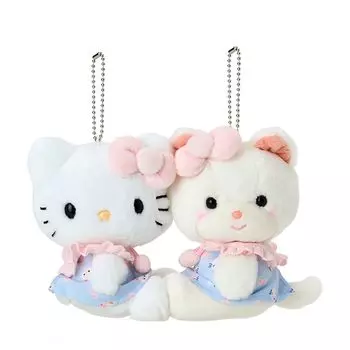 [Sanrio] Yoshitoku Retro Plush Collection Mascot Holder Set Hello Kitty 899640