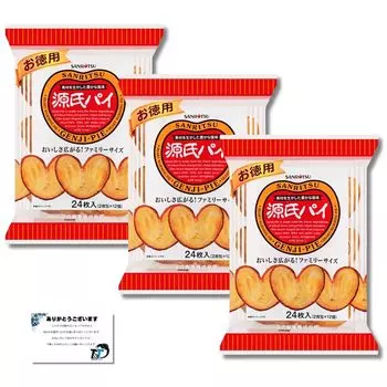 Sanritsu Seika Value Genji Pie 24 штуки x 12 3 пакета с 39 картами (2 куска)