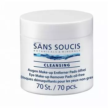 Sans Soucis Cleansing Eye Make-up Remover Pads 70 pcs
