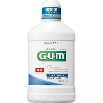 Санстар ГУМ. Ополаскиватель для десен [безалкогольный] 500 мл (Квази-лекарство) Ополаскиватель для полости рта для профилактики заболеваний пародонта. Объем около 10 мл. (половина колпачка) в мауте