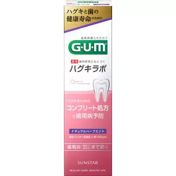 Санстар ГУМ. Зубная паста Gum Hugger Lab с натуральным травяным вкусом и мятой 85 г (Квази-лекарство) Инструкции по применению зубной пасты при заболеваниях пародонта)Нанесите небольшое количество (размер