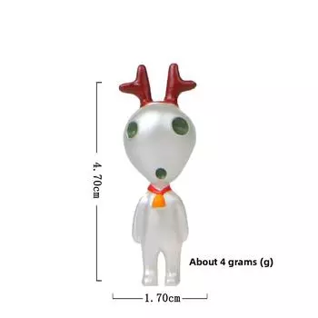 Santa Claus Elf Resin Figure Toy For Christmas Party Decoration And Collectors Deer Style Elf