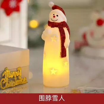 Santa Claus LED Night Light Creative Ambient Light Modeling Light Holiday Hanging Light Christmas Ornament Light 5*15.5cm