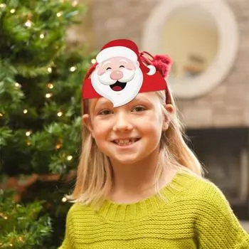 Santa Claus Xmas Tree Elk Paper Glasses Frame Christmas Glasses Photo Prop Christmas decorations new year Navidad kids gift