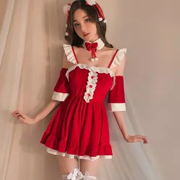 Santa Cosplay Sexy Erotic Lingerie Erotic Underwear Extreme Cute Christmas Cosplay Disguise Christmas Costume Erotic Cosplay Present Christmas Cosplay